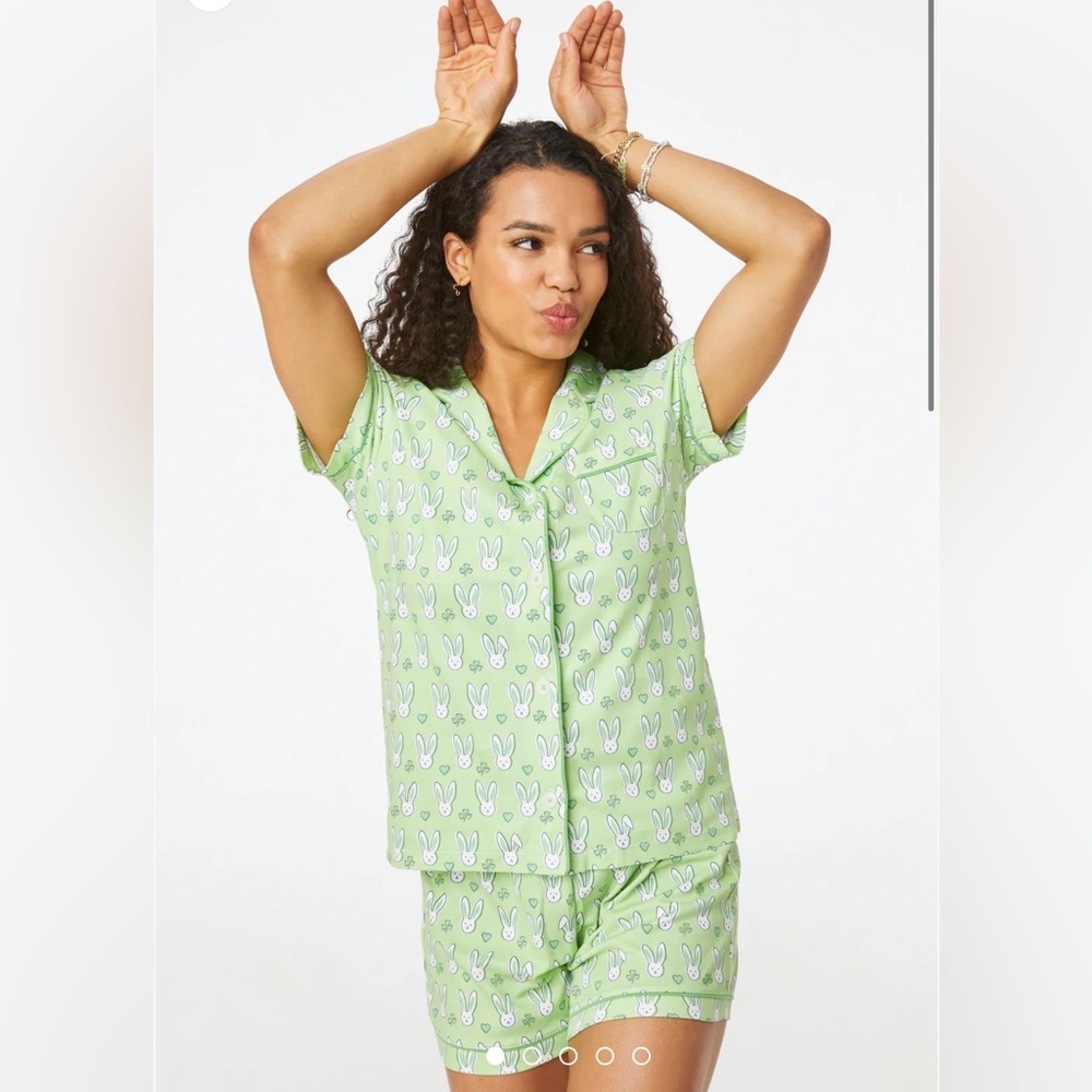 Roller Rabbit Bunny Luck Polo Pajamas